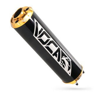 Silenciador VOCA Aluminio CNC Negro
