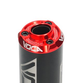 Silenciador VOCA Aluminio CNC Negro