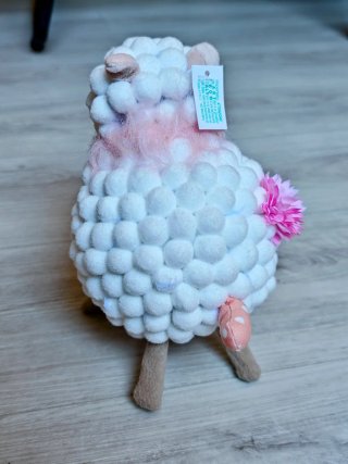 Pecorella decorativa in tessuto