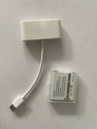 Adaptador USB C + Batería Externa