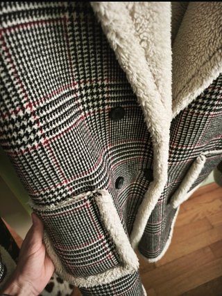 Cappotto invernale Bershka a quadri