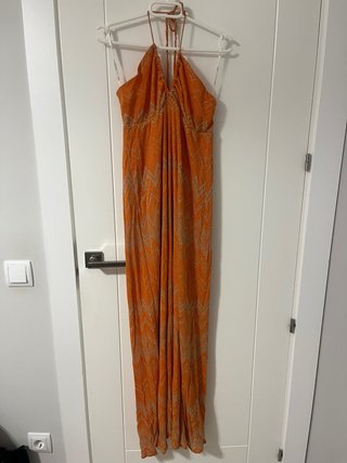 Vestido largo The-Are naranja