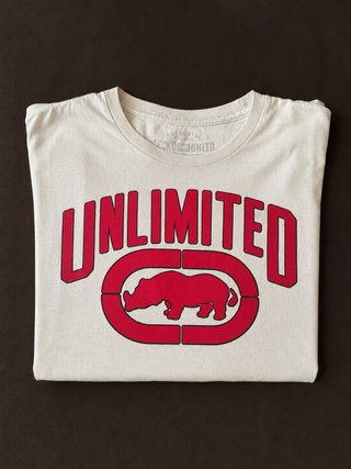 Camiseta Ecko Unltd Blanca Logo Rino Talla S