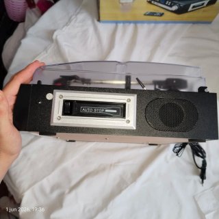Tocadiscos DIGITNOW! Bluetooth Negro