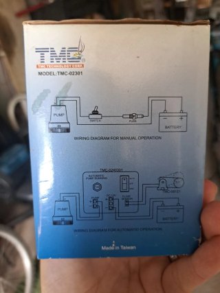 Bomba achique TMC Bilge Pump DC-12V