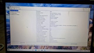 Ordenador HP azul