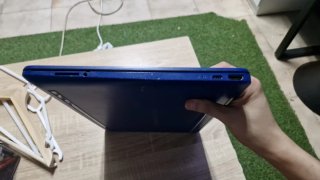 Ordenador HP azul