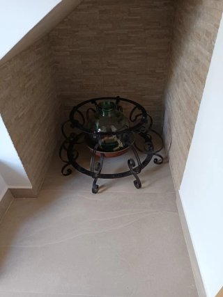 Base de forja decorativa