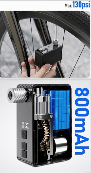Mini Bomba Electrica Bicicleta Inflador