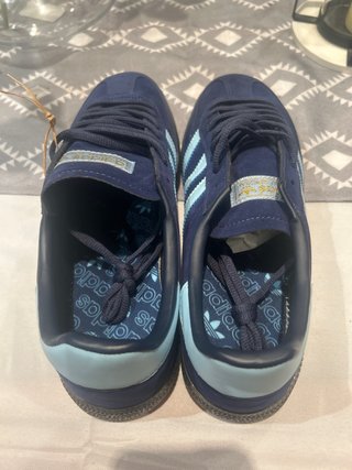 Zapatillas Adidas Spezial Azul Dorado Nuevas