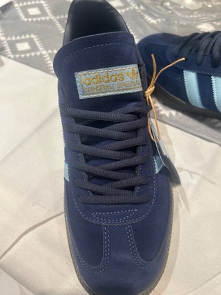 Zapatillas Adidas Spezial Azul Dorado Nuevas