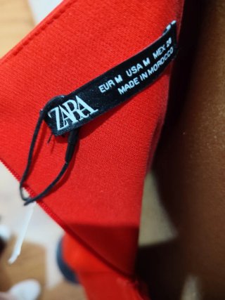 Vestido Zara Mini Rojo