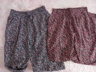 Talla M 38 Dos Pantalones Viscosa Verano floral