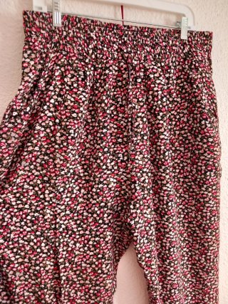 Talla M 38 Dos Pantalones Viscosa Verano floral