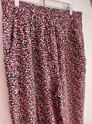 Talla M 38 Dos Pantalones Viscosa Verano floral