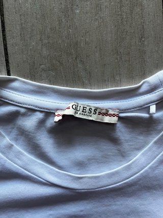 T-shirt bianca Guess donna