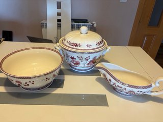 Juego San Claudio porcelana. Negociable