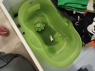 Bañera bebé Brevi verde
