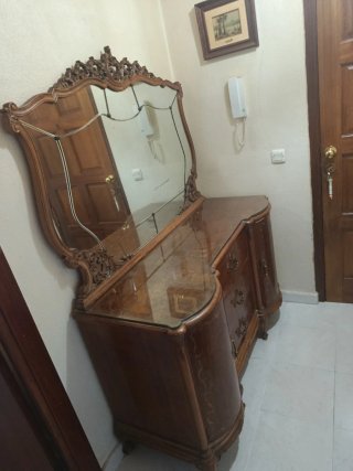 Dormitorio antiguo de principios de siglo XX.