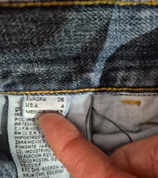 Falda vaquera Zara Trafaluc Talla S