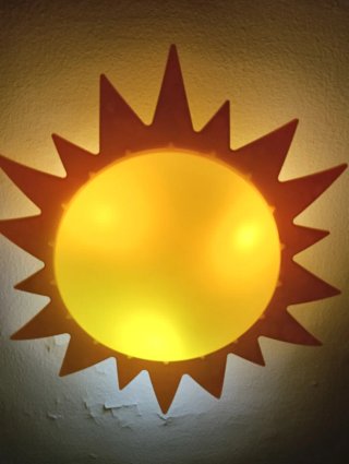 Lámpara Techo Sol Infantil