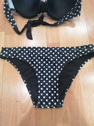 Bikini lunares negro y blanco talla 48 - 100