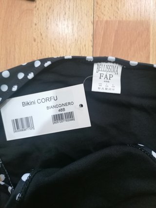 Bikini lunares negro y blanco talla 48 - 100