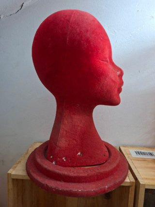 Cabeza Maniquí Henry Roja