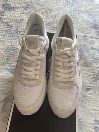 Tenis Michael Kors Hombre Beige/Blanco