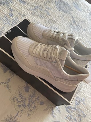 Tenis Michael Kors Hombre Beige/Blanco