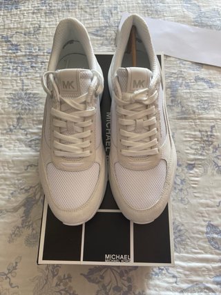 Tenis Michael Kors Hombre Beige/Blanco
