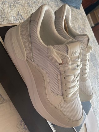 Tenis Michael Kors Hombre Beige/Blanco
