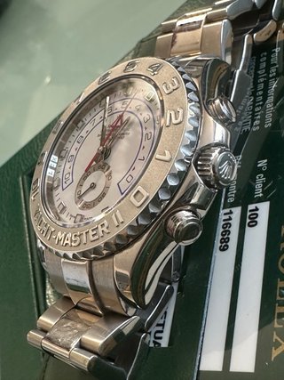 ROLEX YATCH MASTER II ORO 18k y bisel Platino