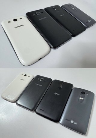 LOTE DE 4 SMARTPHONES 2 SAMSUNG + 2 LG COMO NUEVOS