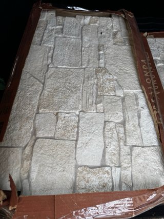 Azulejo efecto piedra ivory 31x56 cm
