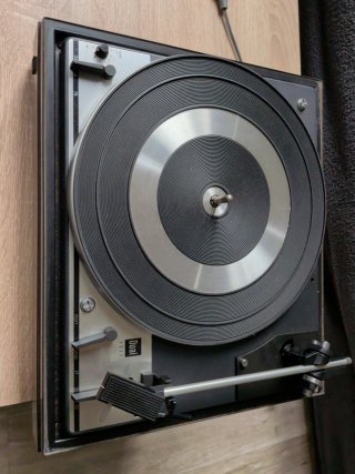 Tocadiscos Dual 1211 Negro/Plateado