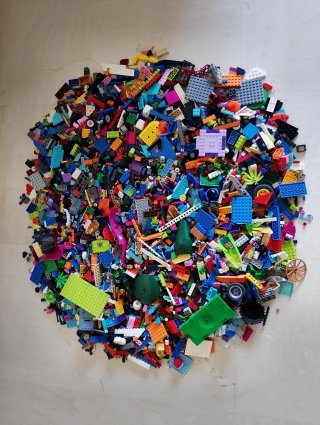 Lote piezas LEGO original 4 kg