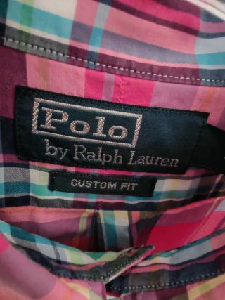 Camisa Polo Ralph Lauren cuadros multicolor.