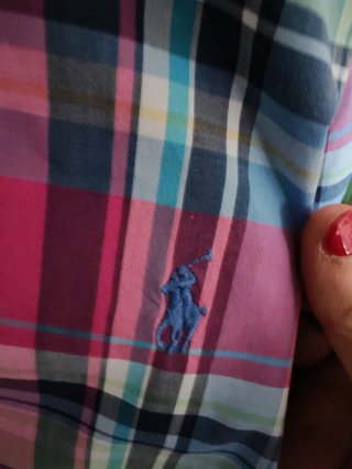 Camisa Polo Ralph Lauren cuadros multicolor.