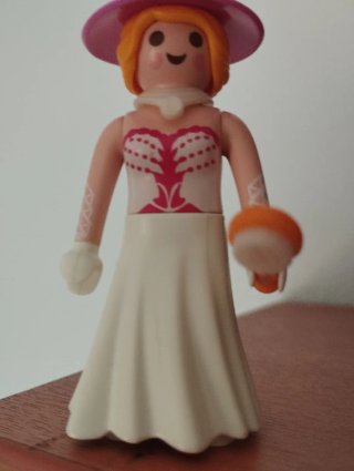 Playmobil Novia con Sombrero Rosa
