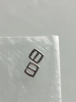 Hebillas plateadas para ropa de muñecas