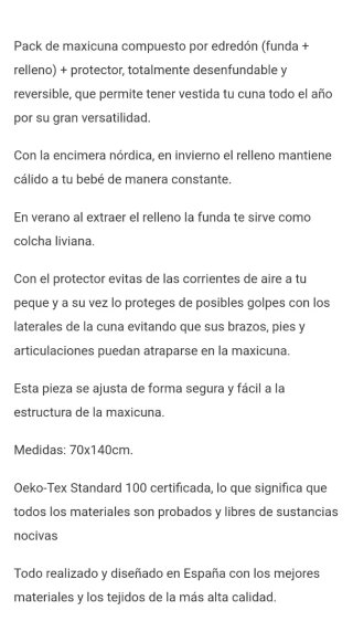 Protector de cuna con estampado infantil