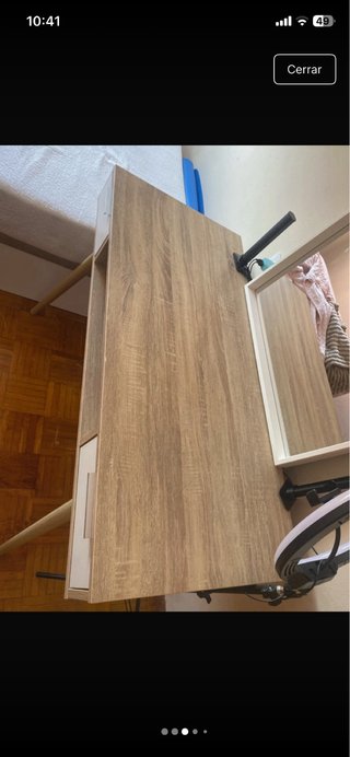 Escritorio sklum con espejo Ikea