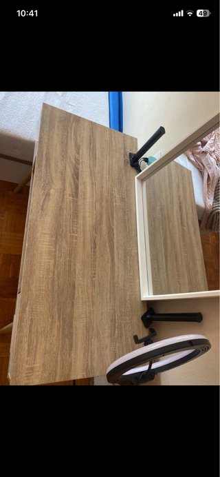 Escritorio sklum con espejo Ikea