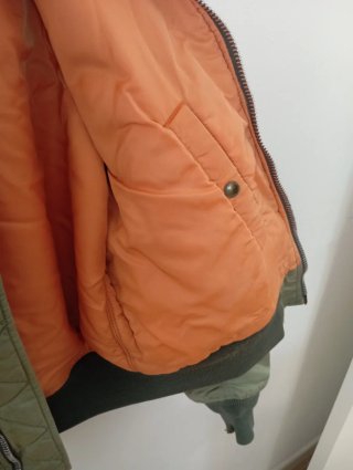 Chaqueta Alpha Industries Verde Talla S MA-1