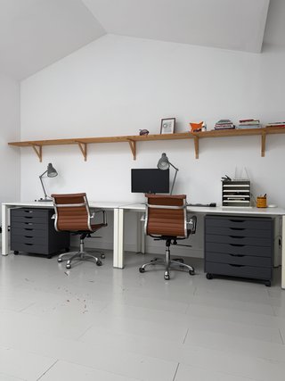 Cajonera ALEX IKEA con ruedas gris oscuro