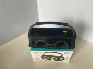Altavoz Okop KP-812 Negro Multicolor