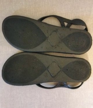 Sandalias de playa negras