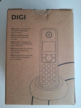 Teléfono Inalámbrico Alcatel E165 Negro
