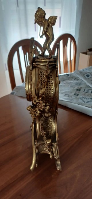 Reloj de sobremesa antiguo bronce